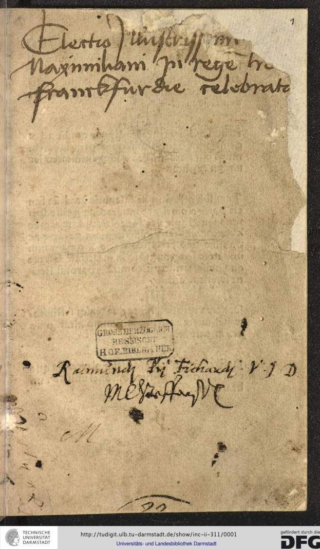 Handgeschriebener Brief der deutschen Regierung an den Präsidenten der Vereinigten Staaten mit sichtbaren Wasserzeichen.