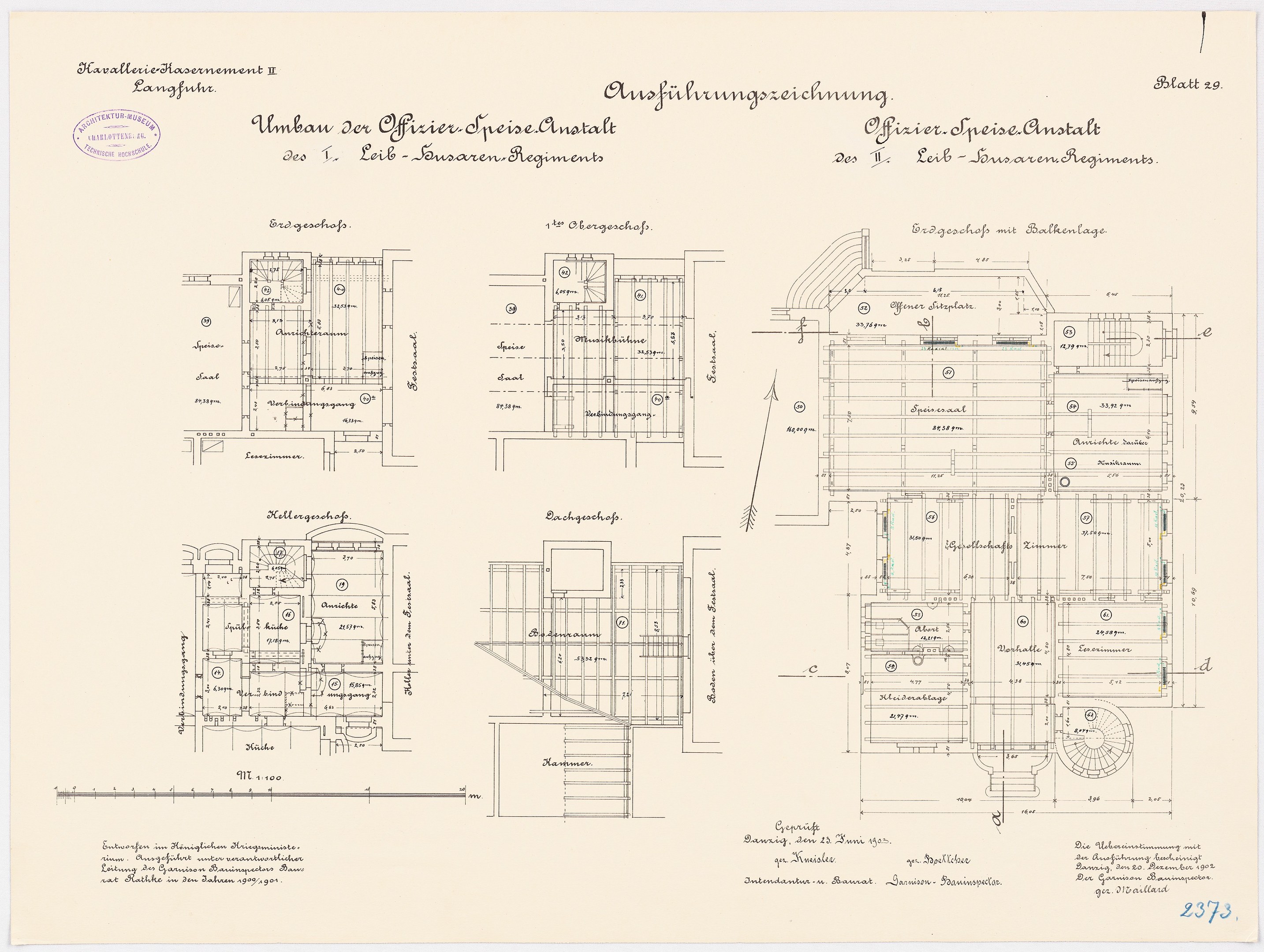 Schwarzes und weißes architektonisches Grundrissbild des ehemaligen Bundeskanzleramts in der Bundesrepublik Deutschland, das detaillierte Layout mit Text und Zeichnungen zeigt.