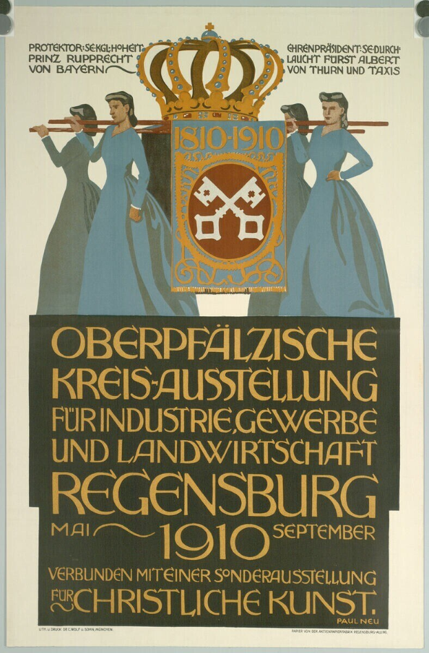 Deutscher Revolution 1910 Plakat mit Text, einer Krone und einer Gruppe von Menschen.